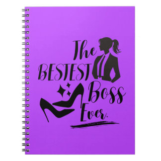 The Bestest Lady Boss Notebook