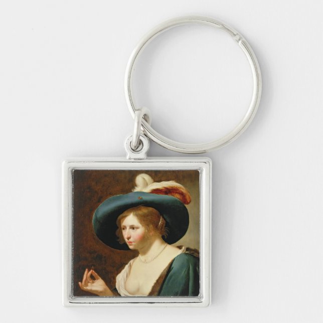 The Betrothal: The Bride, c.1630 Key Ring (Front)