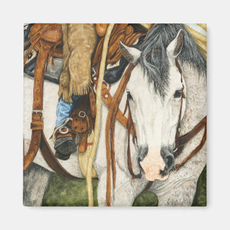 The Better Half - Western Horse & Rider Magnet