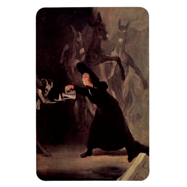 The Bewitched Man By Francisco Goya 1798 Magnet (Vertical)