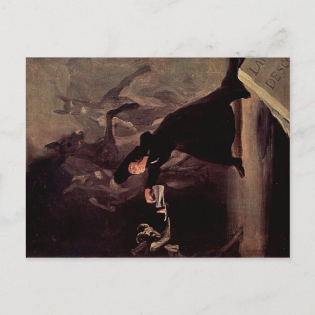 The Bewitched Man by Francisco Goya 1798 Postcard (Front)
