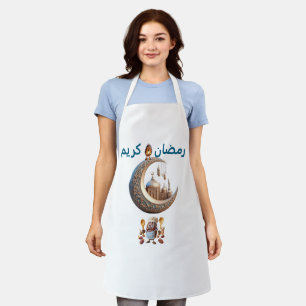 The bib features a "Ramadan Kareem" and crescent  Apron