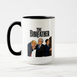 The Bibifather – Trump Bibi Rubio Cartoon Parody Mug