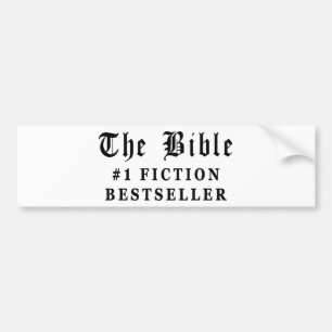 The Bible Fiction Bestseller Bumper Sticker