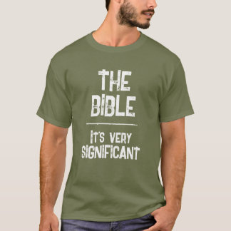 The Bible Is Significant Christian QR Code Faith T-Shirt