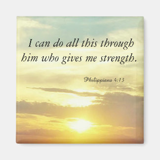 the Bible Philippians 4:13 magnet