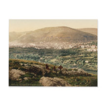 The biblical town of  Shechem (Nablus)