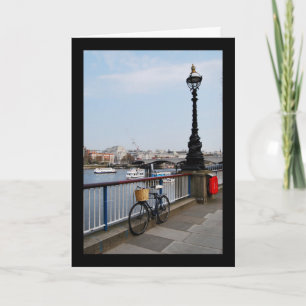 The Bicycle by the Thames Card