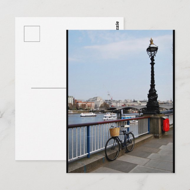 The Bicycle by the Thames Postcard (Front/Back)