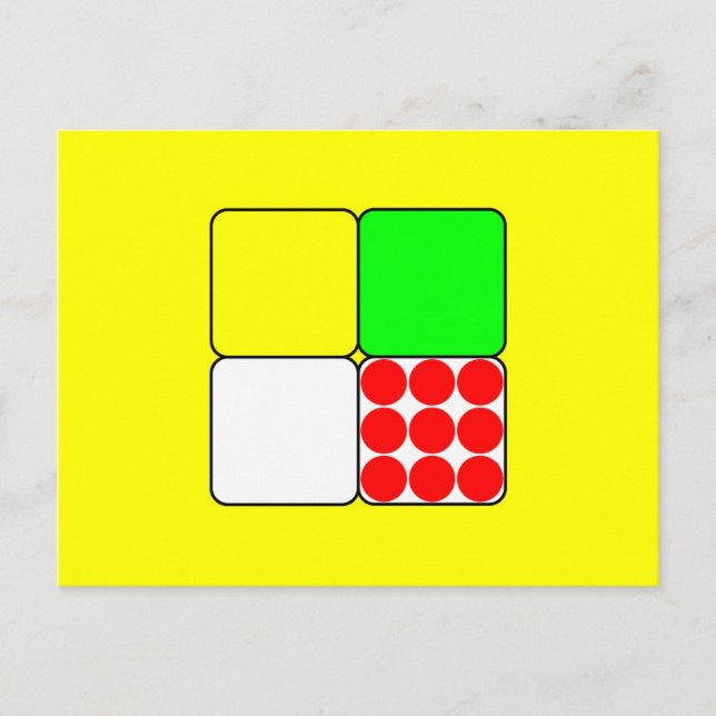 The Bicycle Race Jerseys 3 Yellow Postcard (Front)