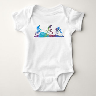 The Bicycles Onesy Baby Bodysuit