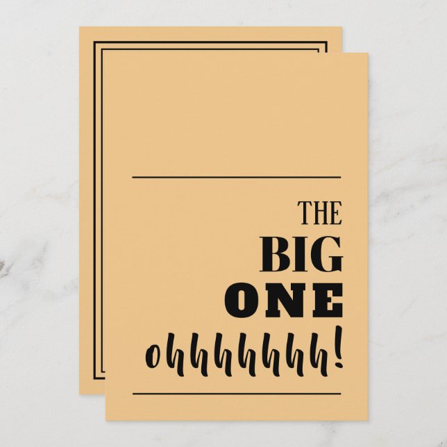 The BIG 100 Birthday Invitations (Front/Back)