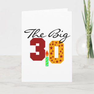 The Big 3-0 Card