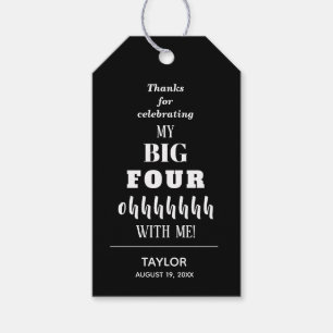 The BIG 40th Birthday Party Favour Gift Tags