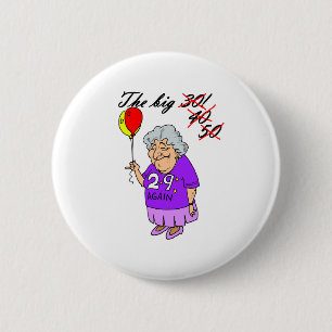 The Big 50 6 Cm Round Badge