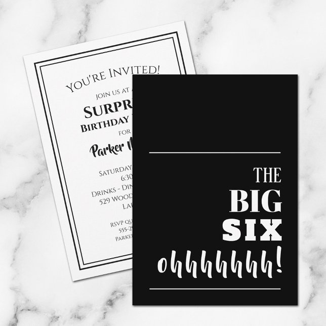 The BIG 60th Birthday Party Invitations (Creator Uploaded)