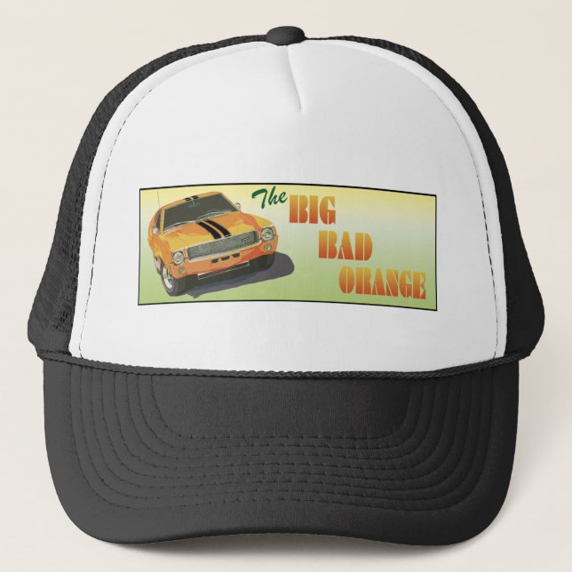 The Big Bad Orange Trucker Hat (Front)