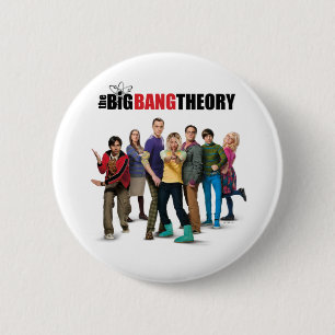 The Big Bang Theory Characters 6 Cm Round Badge