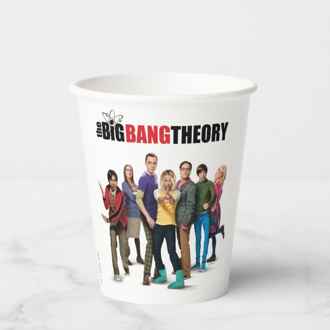 The Big Bang Theory Characters Paper Cups (Front)