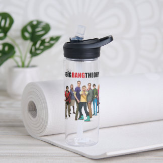 The Big Bang Theory Characters Water Bottle