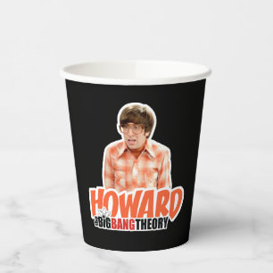 The Big Bang Theory Howard Paper Cups