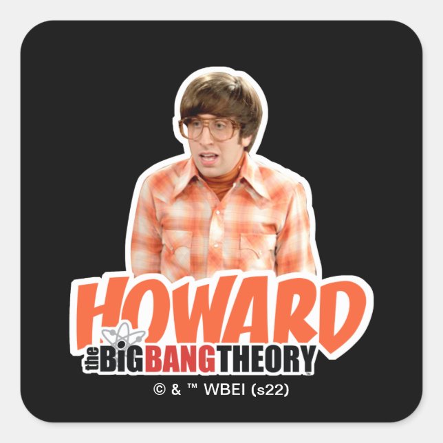 The Big Bang Theory | Howard Square Sticker (Front)