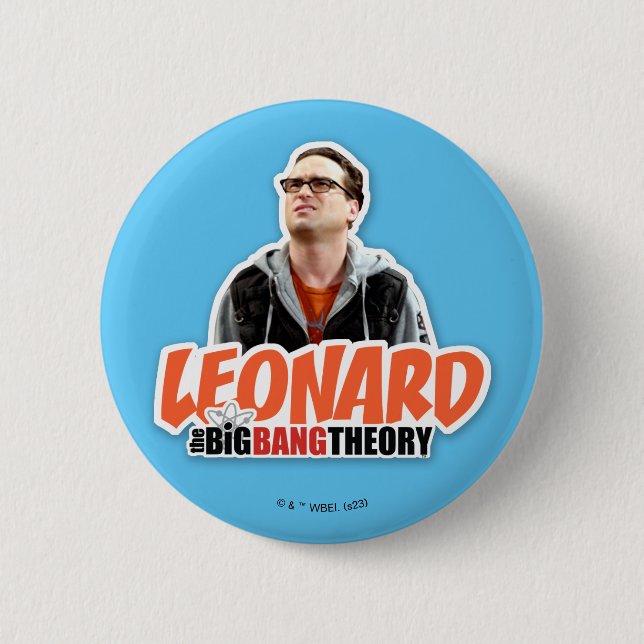 The Big Bang Theory | Leonard 6 Cm Round Badge (Front)