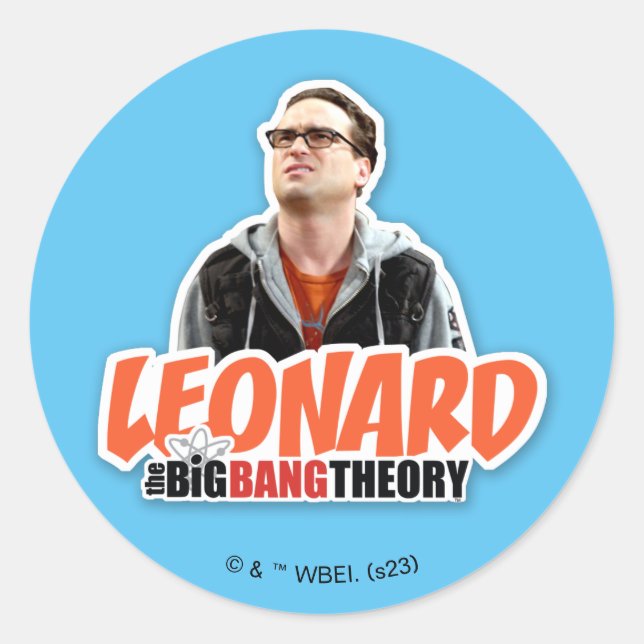 The Big Bang Theory | Leonard Classic Round Sticker (Front)