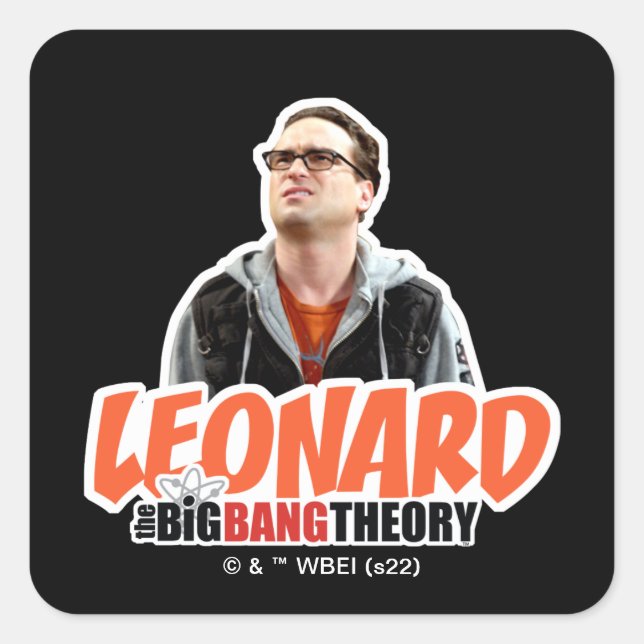 The Big Bang Theory | Leonard Square Sticker (Front)