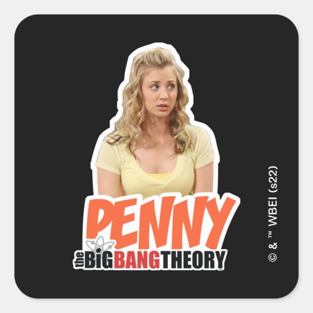 The Big Bang Theory | Penny Square Sticker (Front)