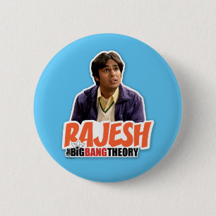 The Big Bang Theory   Rajesh 6 Cm Round Badge