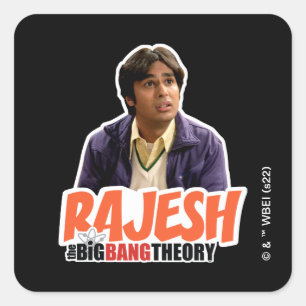 The Big Bang Theory   Rajesh Square Sticker