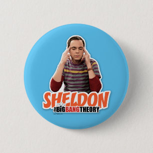 The Big Bang Theory   Sheldon 6 Cm Round Badge