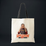 The Big Bang Theory | Sheldon Tote Bag<br><div class="desc">This fun graphic features Sheldon from The Big Bang Theory.</div>