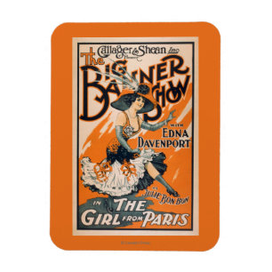 The Big Banner Show "The girl from Paris" Magnet