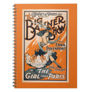 The Big Banner Show "The girl from Paris" Notebook
