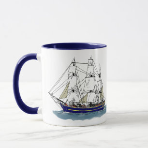 The Big Blue – Tall Ship Mug
