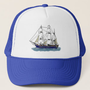 The Big Blue – Tall Ship Trucker Hat