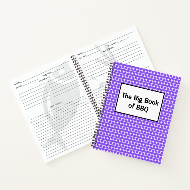 The Big Book of BBQ Recipes Notebook (Inside)