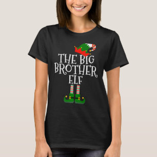 The Big Brother Elf Costume Matching Family Group T-Shirt
