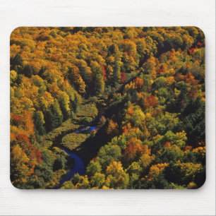 The Big Carp River in autumn at Porcupine Mouse Pad