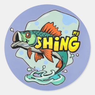 The Big Catch! Classic Round Sticker