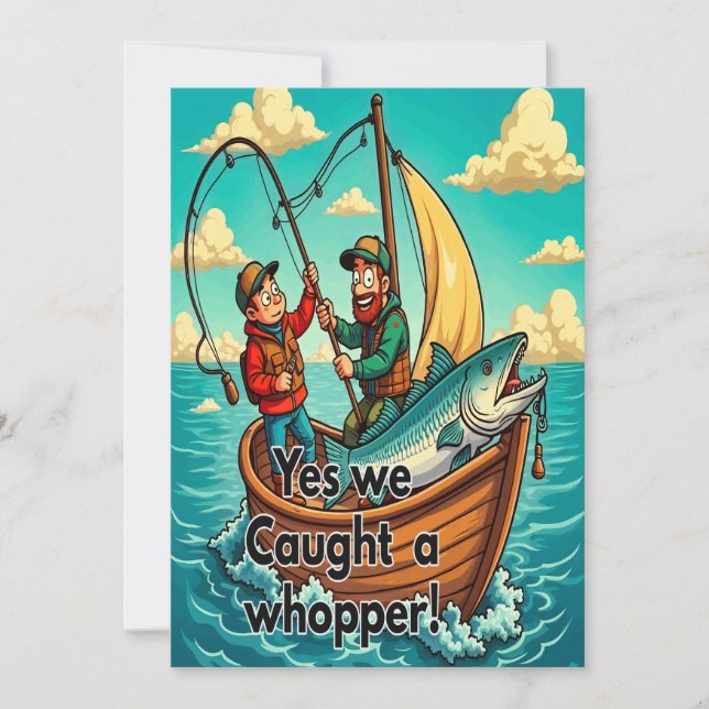 The Big Catch Invitation (Front)