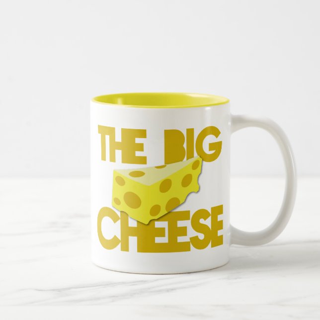 The BIG CHEESE! boss Two-Tone Coffee Mug (Right)