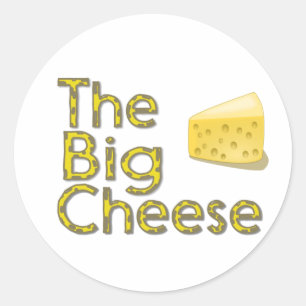 The Big Cheese Classic Round Sticker