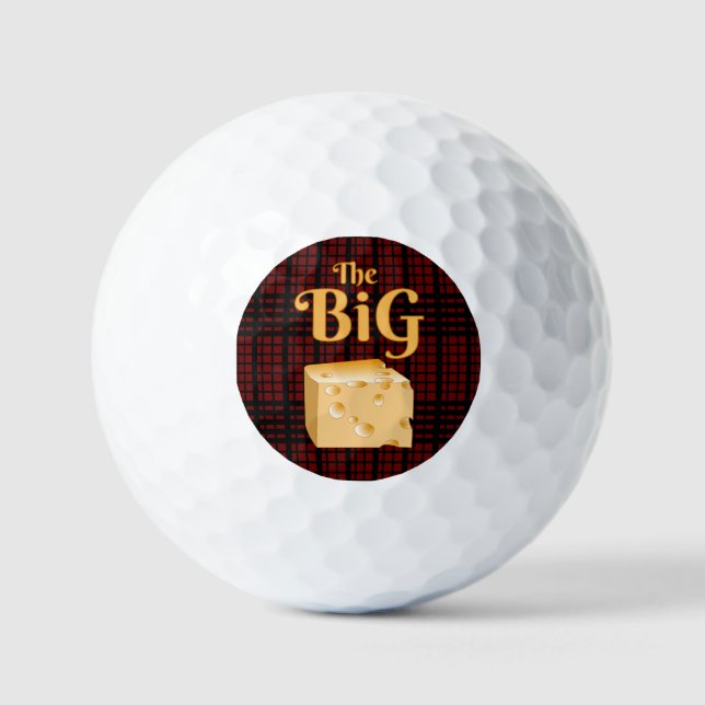 The Big Cheese Golf Balls (Front)