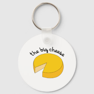 The Big Cheese Key Ring