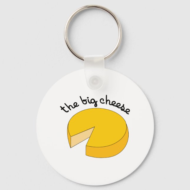The Big Cheese Key Ring (Front)