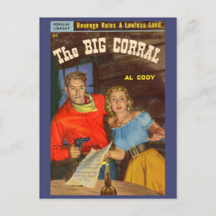 The Big Corral cover art Postcard