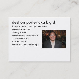 the big d zone info card